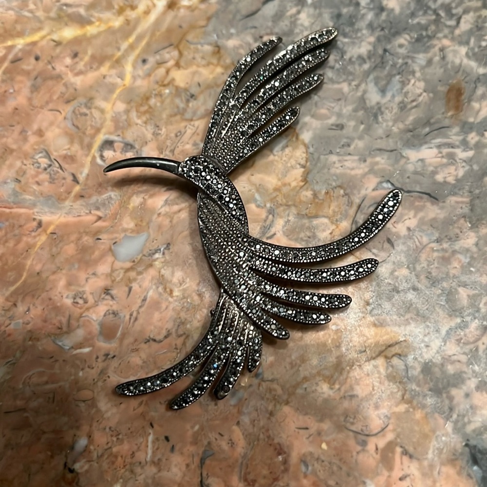 Vintage bird pin